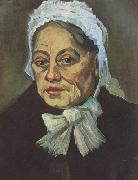 Vincent Van Gogh Head of an Old Woman with White Cap (nn04) oil on canvas